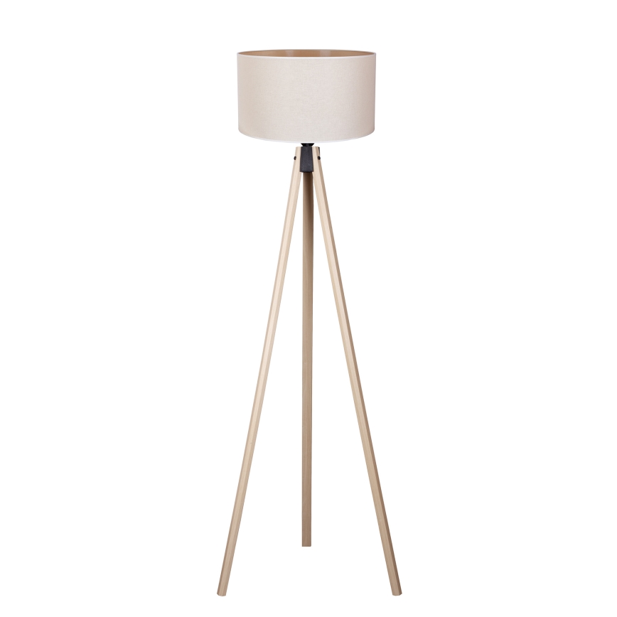 Duolla - Lampa podłogowa 1xE27/60W/230V śr. 44 cm kremowa/beżowa