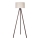 Duolla - Lampa podłogowa 1xE27/60W/230V śr. 44 cm kremowa/brązowa