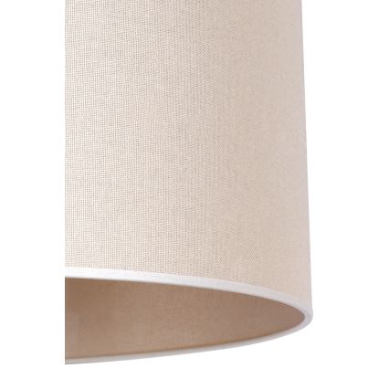 Duolla - Lampa podłogowa 1xE27/60W/230V śr. 44 cm kremowa/brązowa