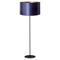 Duolla - Lampa podłogowa CANNES 1xE27/15W/230V 45 cm fioletowa/miedź/czarna