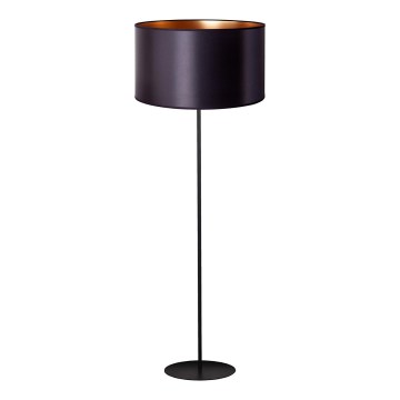 Duolla - Lampa podłogowa CANNES 1xE27/15W/230V śr. 45 cm czarna/miedź