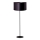Duolla - Lampa podłogowa CANNES 1xE27/15W/230V śr. 45 cm czarna/srebrna