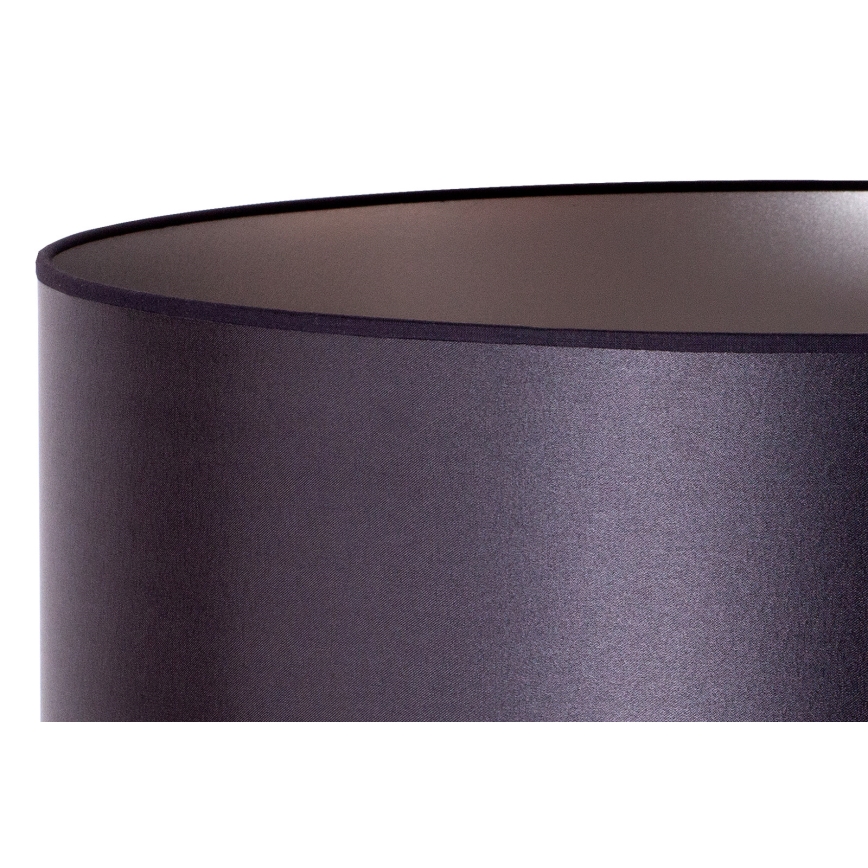 Duolla - Lampa podłogowa CANNES 1xE27/15W/230V śr. 45 cm czarna/srebrna
