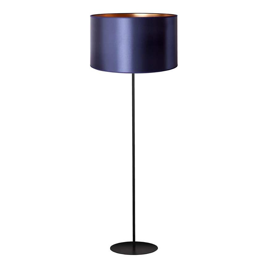 Duolla - Lampa podłogowa CANNES 1xE27/15W/230V śr. 45 cm fioletowa/miedź/czarna