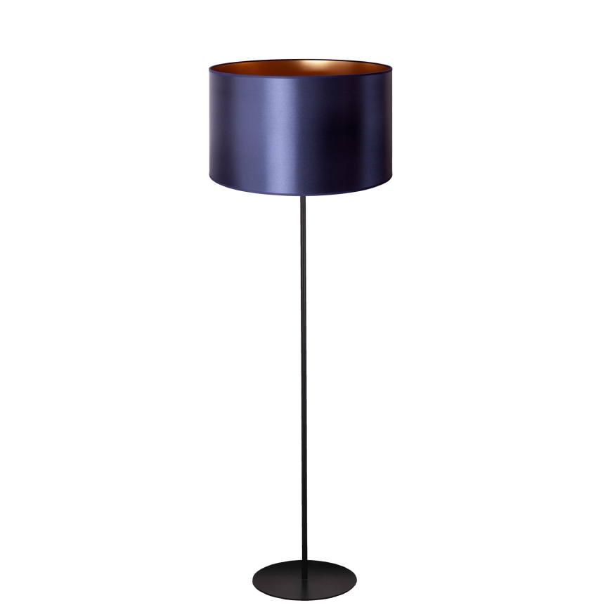 Duolla - Lampa podłogowa CANNES 1xE27/15W/230V śr. 45 cm fioletowa/miedź/czarna