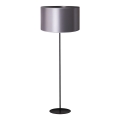 Duolla - Lampa podłogowa CANNES 1xE27/15W/230V śr. 45 cm srebrna/czarna