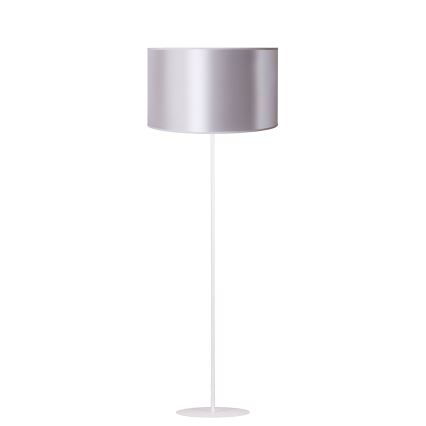 Duolla - Lampa podłogowa CANNES 1xE27/15W/230V śr. 45 cm srebrna/miedź/biała