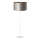 Duolla - Lampa podłogowa CANNES 1xE27/15W/230V śr. 45 cm srebrna/miedź/biała