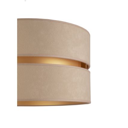 Duolla - Lampa podłogowa DUO 1xE27/60W/230V śr. 44 cm beżowa/biała