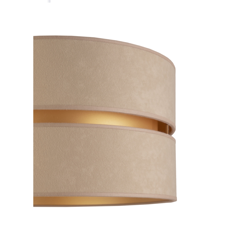 Duolla - Lampa podłogowa DUO 1xE27/60W/230V śr. 44 cm beżowa/biała