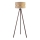 Duolla - Lampa podłogowa DUO 1xE27/60W/230V śr. 44 cm beżowa/brązowa