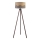 Duolla - Lampa podłogowa DUO 1xE27/60W/230V śr. 44 cm beżowa/szara/brązowa