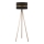 Duolla - Lampa podłogowa DUO 1xE27/60W/230V śr. 44 cm czarna/beżowa