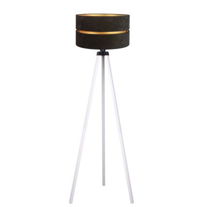 Duolla - Lampa podłogowa DUO 1xE27/60W/230V śr. 44 cm czarna/biała