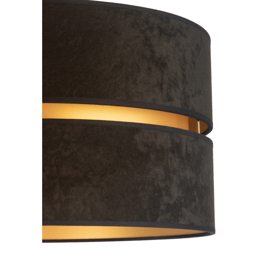 Duolla - Lampa podłogowa DUO 1xE27/60W/230V śr. 44 cm czarna/wenge