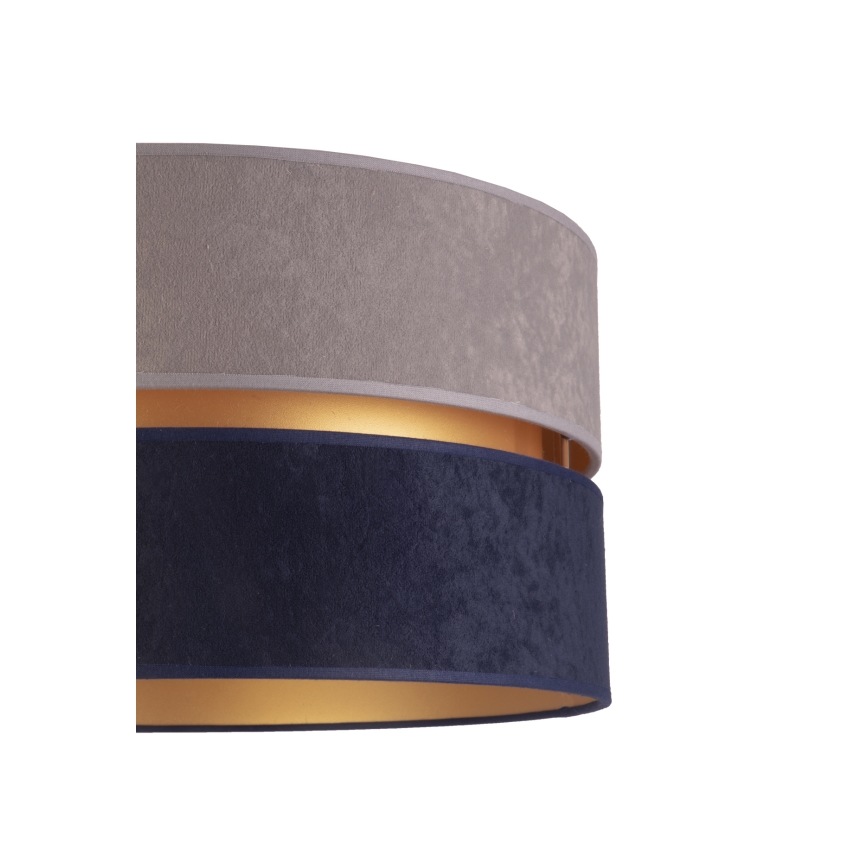 Duolla - Lampa podłogowa DUO 1xE27/60W/230V śr. 44 cm szara/niebieska/biała