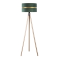 Duolla - Lampa podłogowa DUO 1xE27/60W/230V śr. 44 cm zielona/beżowa