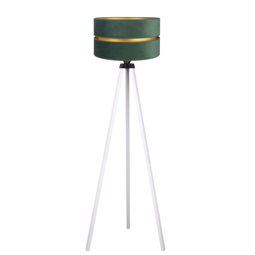 Duolla - Lampa podłogowa DUO 1xE27/60W/230V śr. 44 cm zielona/biała