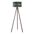 Duolla - Lampa podłogowa DUO 1xE27/60W/230V śr. 44 cm zielona/brązowa