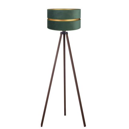 Duolla - Lampa podłogowa DUO 1xE27/60W/230V śr. 44 cm zielona/brązowa