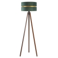 Duolla - Lampa podłogowa DUO 1xE27/60W/230V śr. 44 cm zielona/wenge