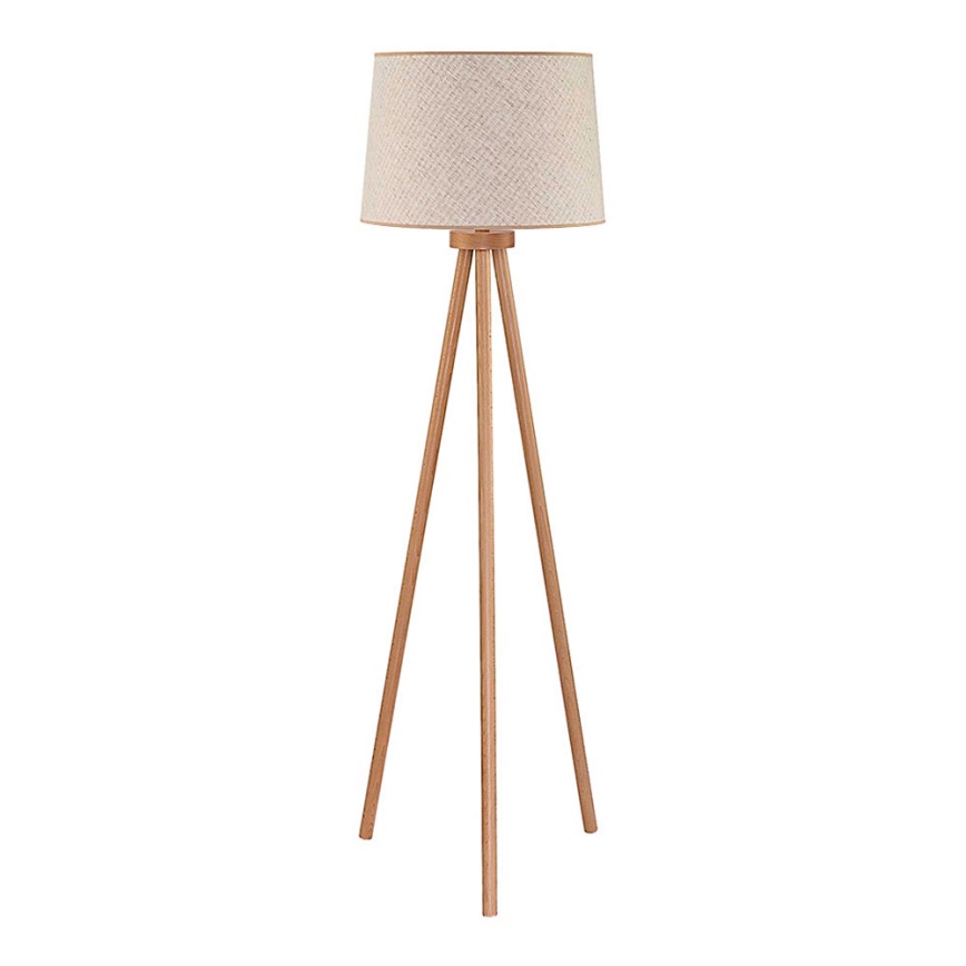 Duolla - Lampa podłogowa ECHO 1xE27/40W/230V śr. 45 cm beżowa