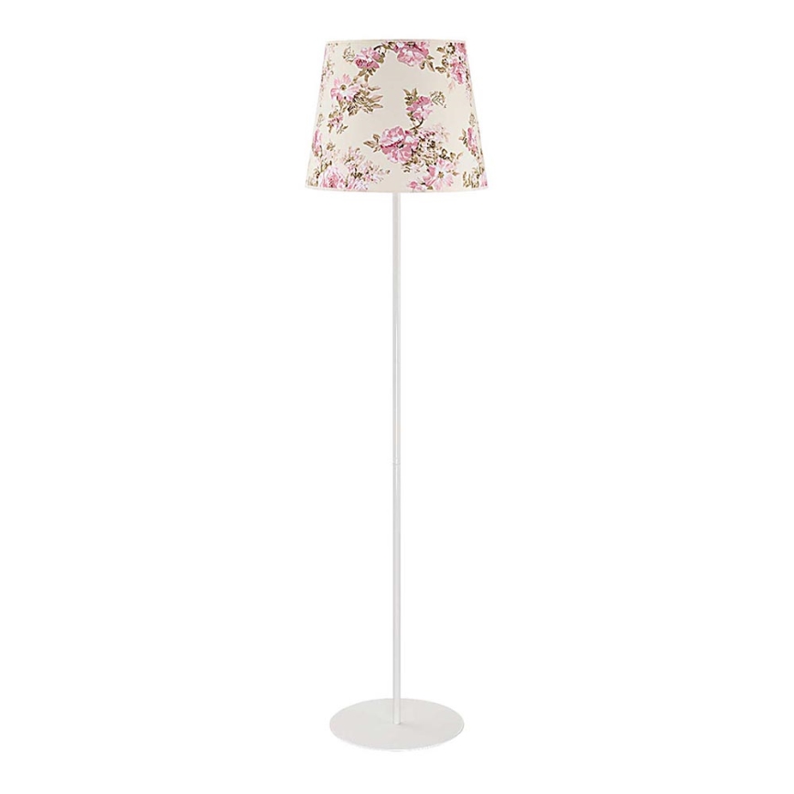 Duolla - Lampa podłogowa VIOLIN 1xE27/40W/230V śr. 38 cm róża
