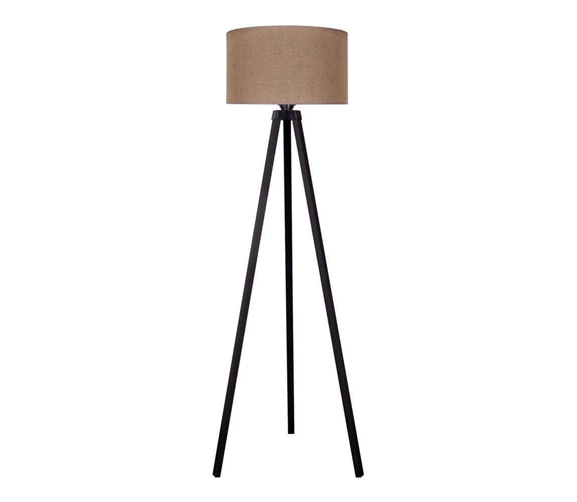 - Lampa podłogowa 1xE27/60W/230V śr. 44 cm brązowa/wenge