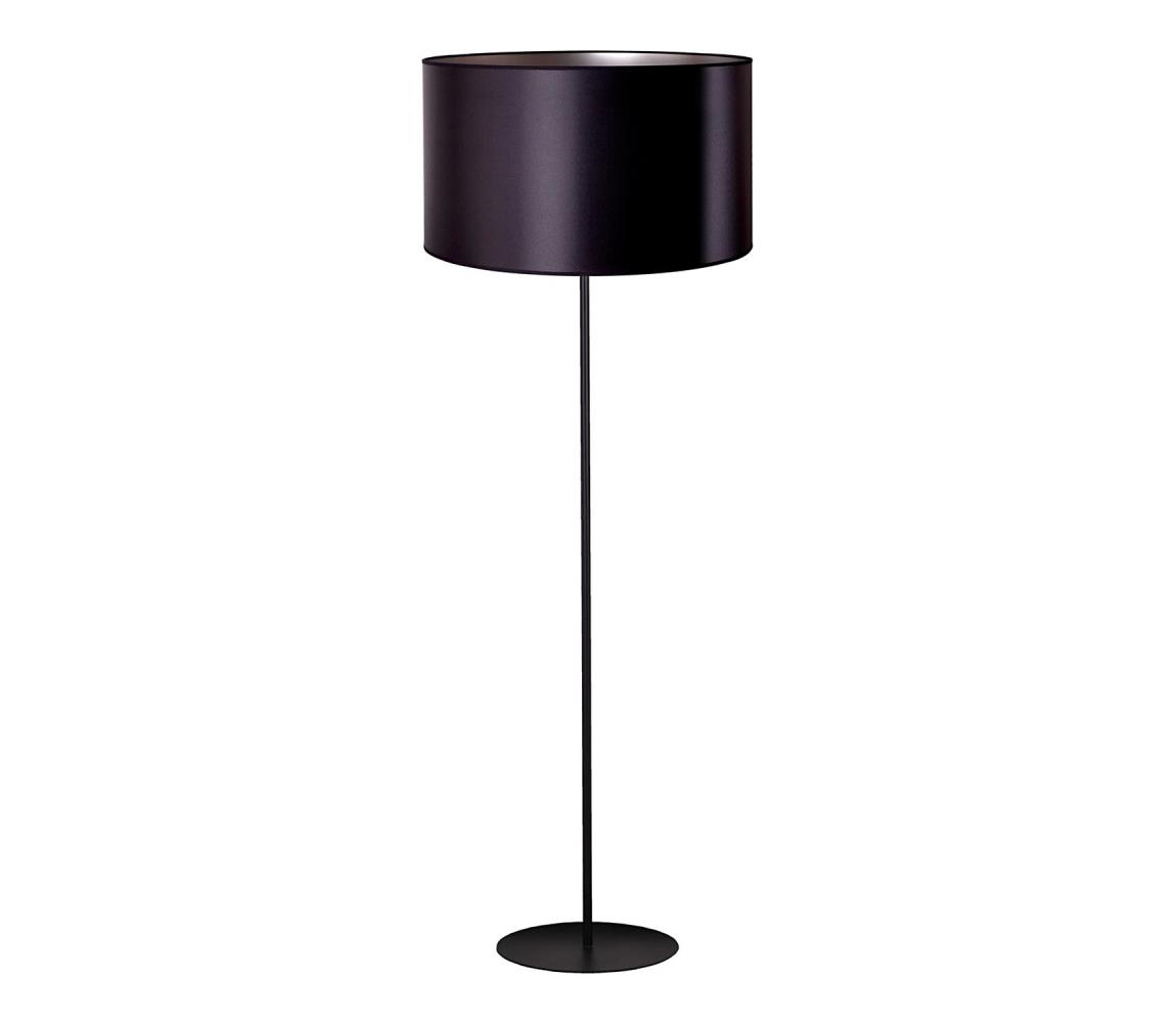 - Lampa podłogowa CANNES 1xE27/15W/230V śr. 45 cm czarna/srebrna