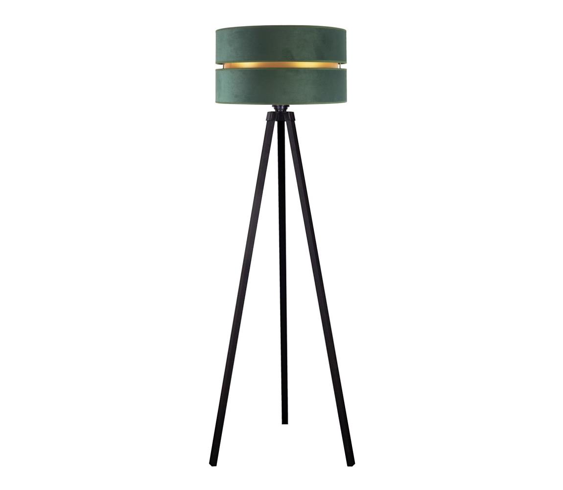 - Lampa podłogowa DUO 1xE27/60W/230V śr. 44 cm zielona/wenge