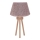 Duolla - Lampa stołowa BOUCLE 1xE27/15W/230V śr. 28 cm brązowy/drewno