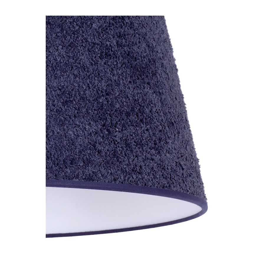 Duolla - Lampa stołowa BOUCLE 1xE27/15W/230V śr. 28 cm niebieski/drewno