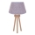 Duolla - Lampa stołowa BOUCLE 1xE27/15W/230V śr. 28 cm szary/drewno