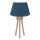 Duolla - Lampa stołowa BOUCLE 1xE27/15W/230V śr. 28 cm turkusowy/drewno