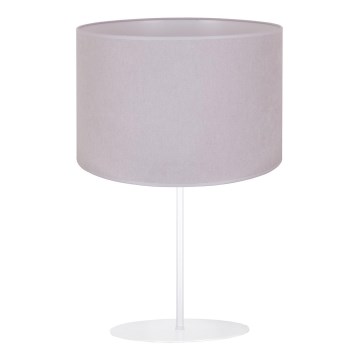 Duolla - Lampa stołowa BRISTOL 1xE14/15W/230V śr. 17,5 cm szary/biały