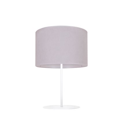 Duolla - Lampa stołowa BRISTOL 1xE14/15W/230V śr. 17,5 cm szary/biały