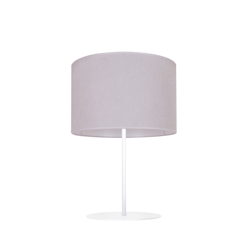 Duolla - Lampa stołowa BRISTOL 1xE14/15W/230V śr. 17,5 cm szary/biały