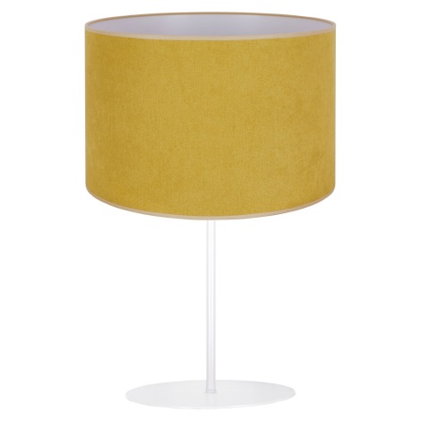 Duolla - Lampa stołowa BRISTOL 1xE14/15W/230V żółty/biały
