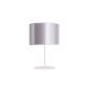 Duolla - Lampa stołowa CANNES 1xE14/15W/230V 20 cm srebrny/biały