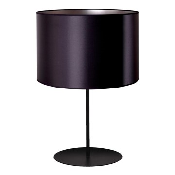 Duolla - Lampa stołowa CANNES 1xE14/15W/230V śr. 20 cm czarny/srebrny