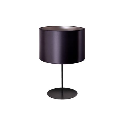 Duolla - Lampa stołowa CANNES 1xE14/15W/230V śr. 20 cm czarny/srebrny