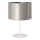 Duolla - Lampa stołowa CANNES 1xE14/15W/230V śr. 20 cm srebrny/biały