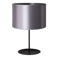 Duolla - Lampa stołowa CANNES 1xE14/15W/230V śr. 20 cm srebrny/czarny