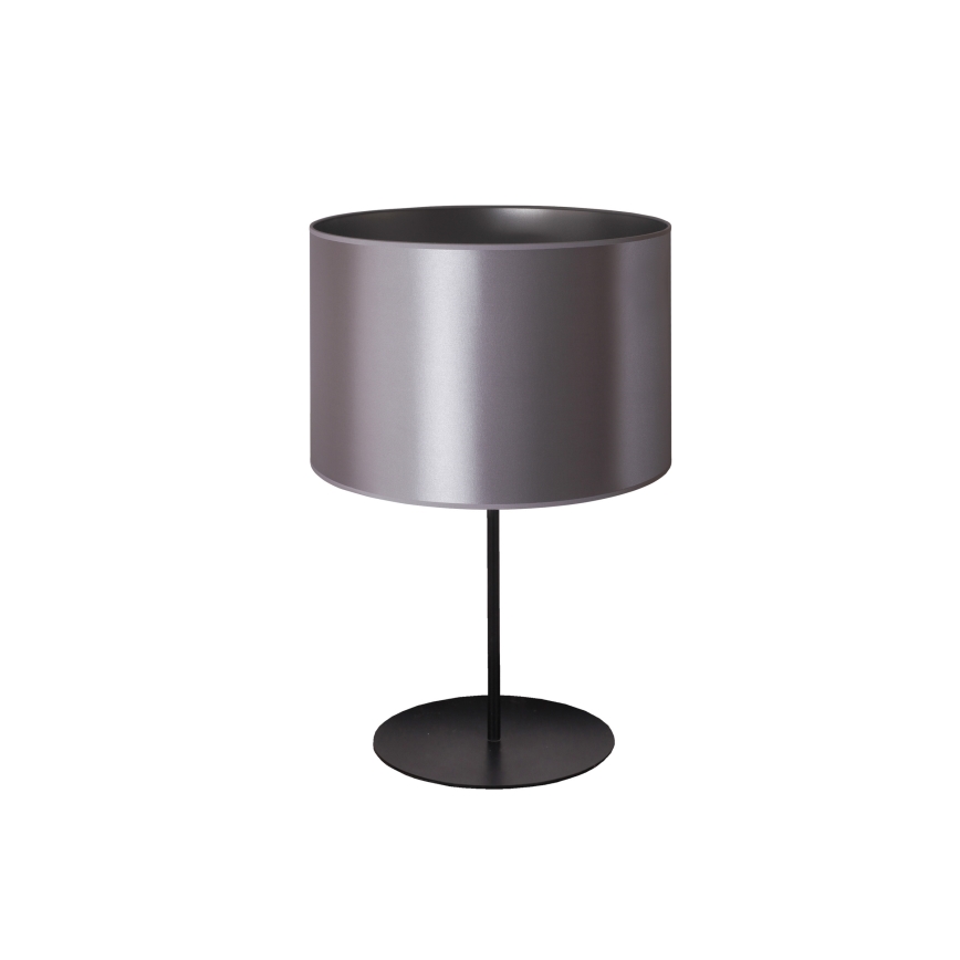 Duolla - Lampa stołowa CANNES 1xE14/15W/230V śr. 20 cm srebrny/czarny