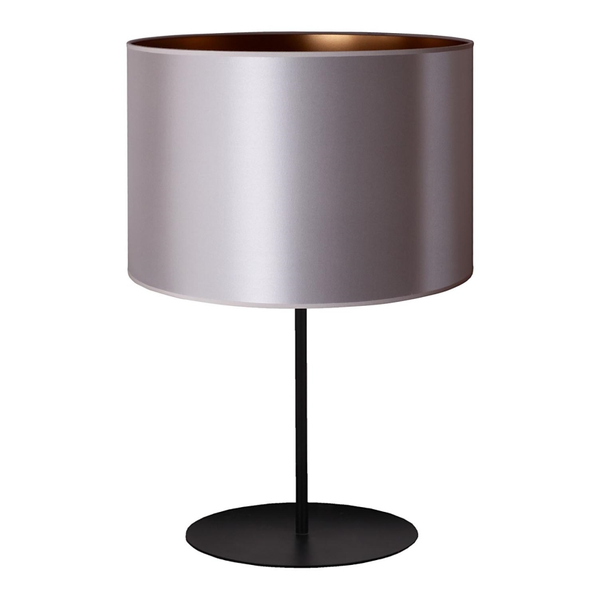 Duolla - Lampa stołowa CANNES 1xE14/15W/230V śr. 20 cm srebrny/miedziany/czarny