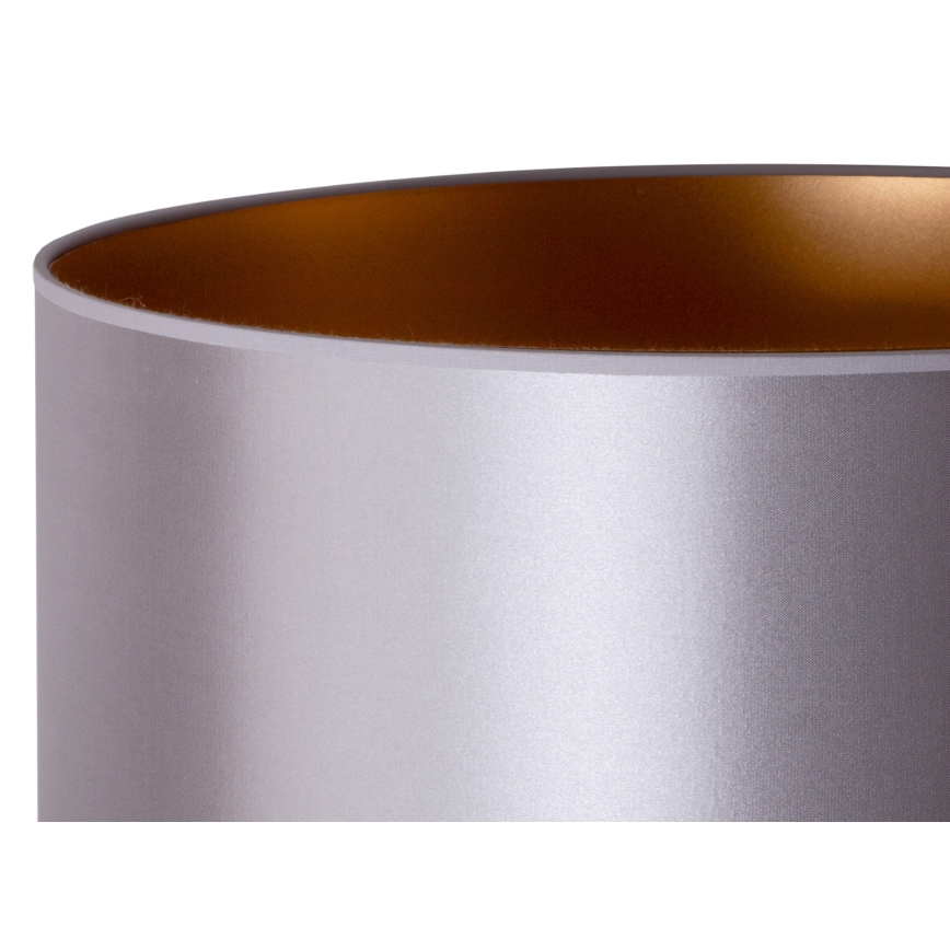 Duolla - Lampa stołowa CANNES 1xE14/15W/230V śr. 20 cm srebrny/miedziany/czarny