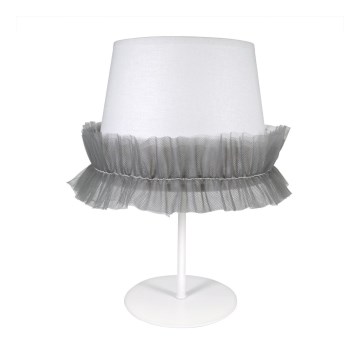 Duolla - Lampa stołowa dziecięca BALLET 1xE14/40W/230V śr. 20 cm szary