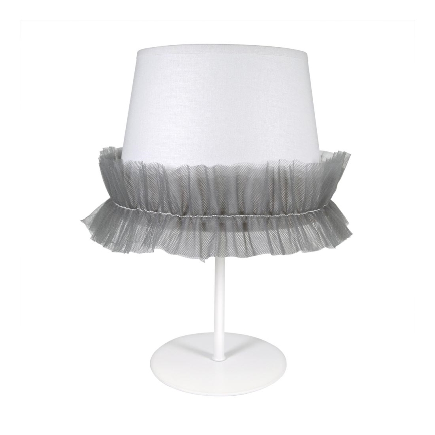 Duolla - Lampa stołowa dziecięca BALLET 1xE14/40W/230V śr. 20 cm szary