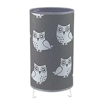 Duolla - Lampa stołowa dziecięca OWL 1xE27/40W/230V śr. 15 cm