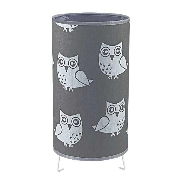 Duolla - Lampa stołowa dziecięca OWL 1xE27/40W/230V śr. 15 cm